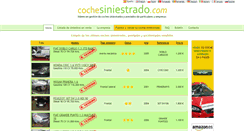 Desktop Screenshot of cochesiniestrado.com