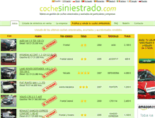 Tablet Screenshot of cochesiniestrado.com